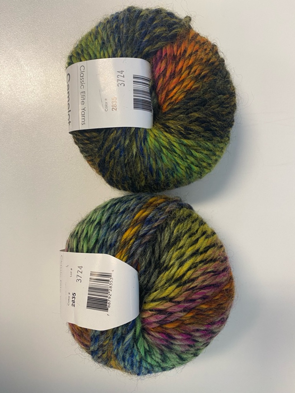 Classic Elite Yarns Camelot 100% Wool Italian Yarn Multicolor